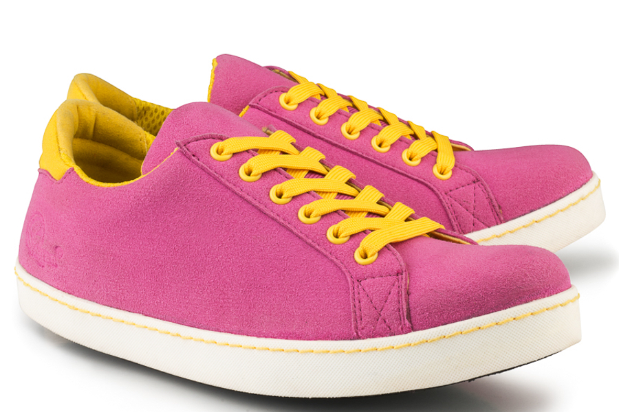 Soft Sneaker Pink/Yellow | Eco Vegan Shoes | Eco Vegan Shoes